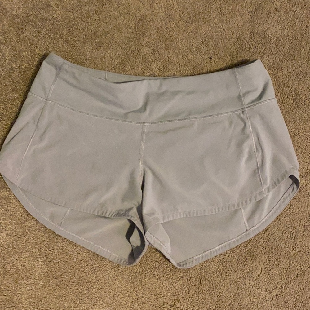 size four purple lululemon shorts